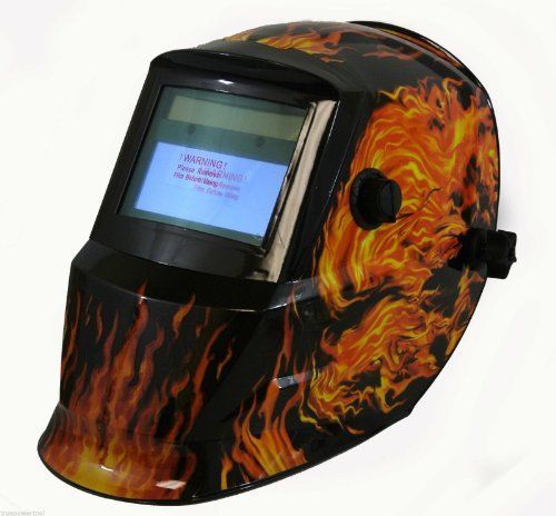 TruePower 09-1725 Solar Auto Darkening MIG Tig Skull Welding Helmet Welder Mask