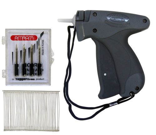 Amram Comfort Grip Standard Tag Attaching Tagging Gun BONUS KIT with 5 Needle...