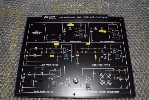 Lab volt 91013 operational amplifier applications course circuit board labvolt for sale