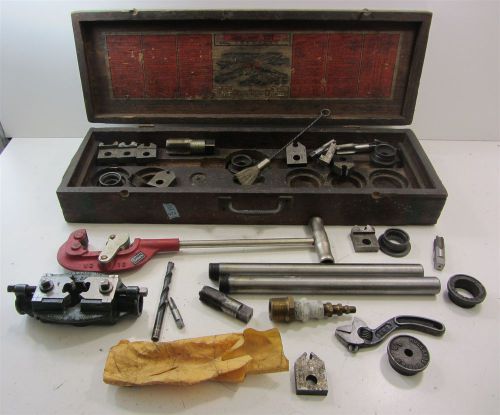 Vintage Greenfield Little Giant Screw Plate Tap &amp; Die Set + Assorted Tools