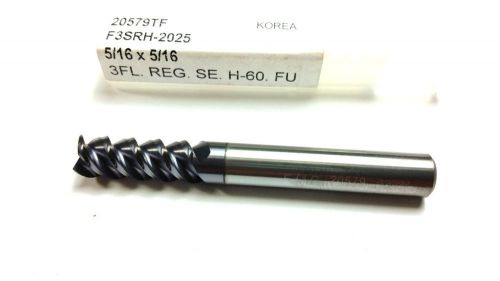 5/16&#034; yg carbide tialn futura 3 flute for aluminum end mill (q 25) for sale