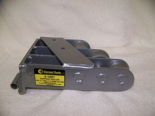 Current tools 2-1001 1/2&#034;-11/4&#034; support roller   17979   8lbs for sale