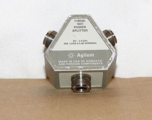 HP/Agilent/Keysight 11850C, DC to 3.0 GHz, 50 ohm, Type N, 3-Way Power Splitter