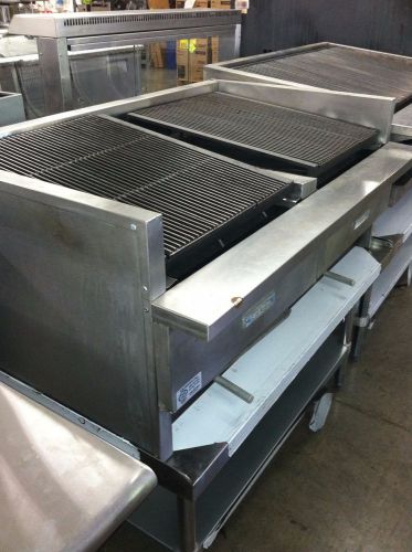 Used 48&#034; US Range Charbroiler, Adjustable grate height, drip tray, heavy duty