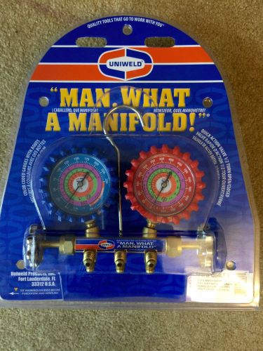 Uniweld 42201 &#034;man what a manifold&#034; charging manifold for sale