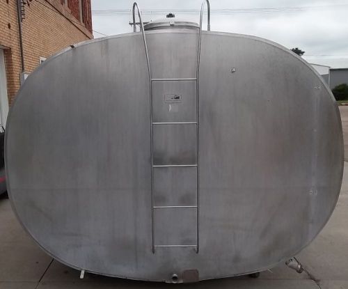 Schweitzer 3725 Gallon Storage Only with Agitation Stainless Bulk Milk Farm Tank