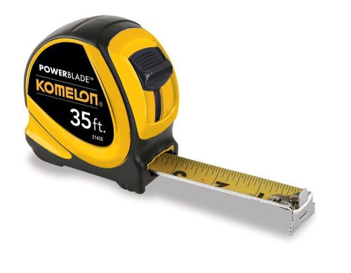 KOMELON 51435 35-Foot x 1.06-Inch ABS PowerBlade Tape Measure, NEW