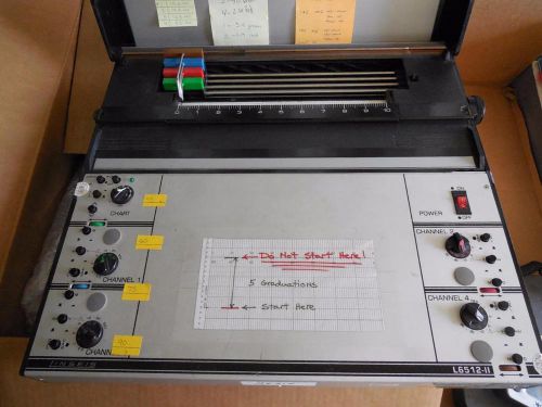 Linseis L6512 4 Channel Flatbed Lab Chart Recorder Graph Chart SHIPS TODAY!