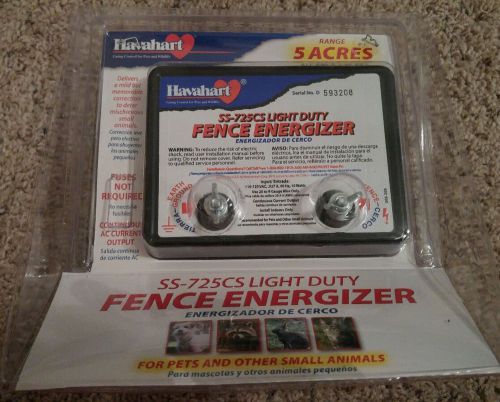 Electric Fencer ~ Havahart 5-Acre Fence Energizer SS-725CS ~ New ~ Free Shipping