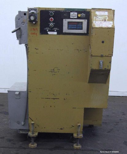 Used- RDN Rotocut Fly Knife Cutter. Requires a single blade, driven by an approx