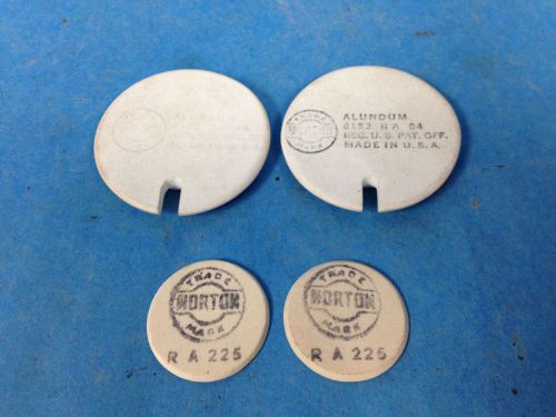 Norton alundum ra225, 8152 ra84 crucible covers lot of 4 for sale