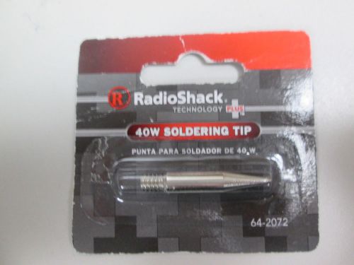 RADIO SHACK SOLDERING IRON TIP  64-2072, 40-WATT  NEW