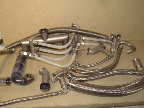Bi-lok tubes and fittings lot -braided tubing for sale