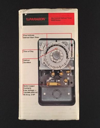 Paragon Defrost Control Timer 8045-20 208/240V New In Box (5Z)