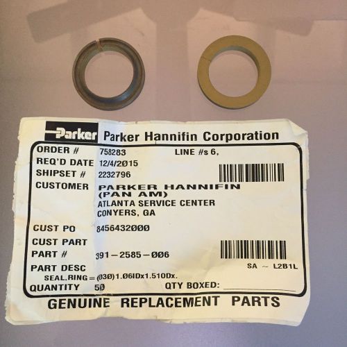 391-2585-006 BRAND NEW OEM PARKER SHAFT P30/31 RING SEAL Part# 3912585006