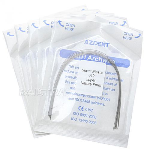 50 Pack Dental Orthodontic Super Elastic Nature Form Arch Wire 012 Upper AZDENT
