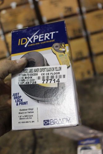 Brady IDXPERT XC-1500-595-YL-BK NEW