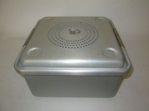 Case medical steritite half size sterilization container sc06hg w/ tray for sale