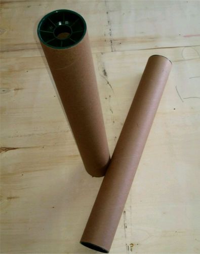 24 - 24&#034; x 3&#034; shipping mailing tubes kraft cardboard packing blueprints document for sale