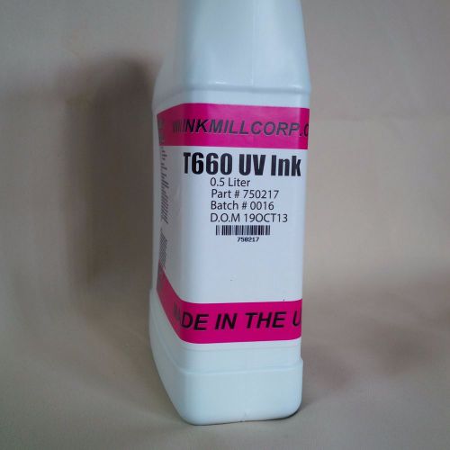 Rastek T660 Printer UV Ink - 1/2 ltr. MAGENTA (750217)