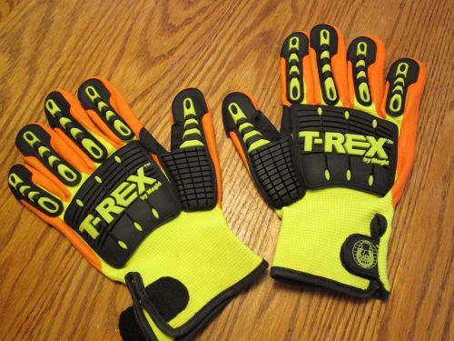 New magid t-rex trx500 hi-viz impact glove-size large for sale