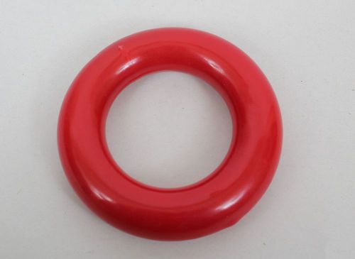 Bel-Art Red Vinyl Coated 2&#034; ID Lead Stabilizer Weight Closed Ring