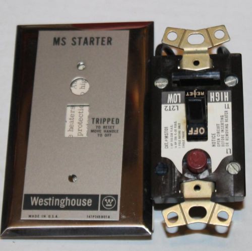 Westinghouse MS Starter with Pilot Light New Old Stock MST01 DNIP MST01DNIP
