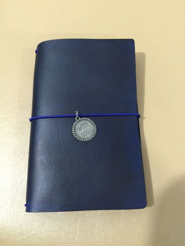 Midori Style Travellers Notebook Blue Edition Handmade, Personal Size