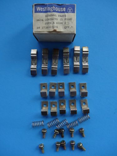 Westinghouse Size 2 Renewal Parts Main Contacts Type A 5 Pole 373B331G14