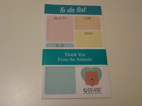 To Do List Notepad. New