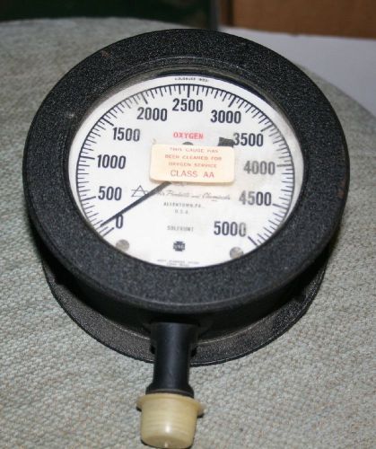 Oxygen gauge 5000 psi
