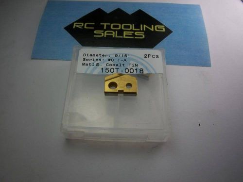 9/16 super cobalt spade drill insert tin coated series #0 t-a 150t-0018 new 1pc for sale