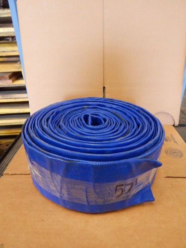 NEW 3&#034; diameter x 57&#039; long Discharge Water Pump Hose Lay Flat NEW           NEW