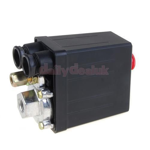 Uniporous Air Compressor Pressure Switch Control Valve 175PSI 240V