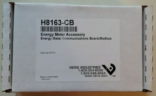 Veris Industries H8163-CB Energy Meter Communications Board, Modbus 