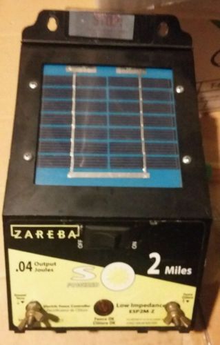 ZAREBA 2 Mile Solar Powered Electric Fence Controller