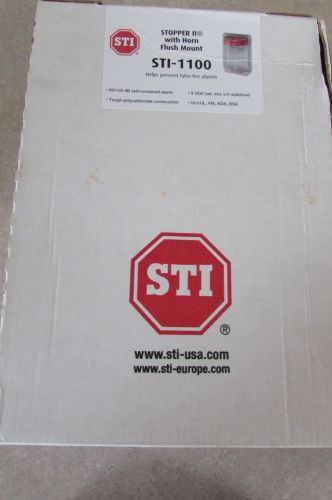 STI Stopper II STI-1100 Flush Fire Alarm Pull Station Cover With Horn Free Ship