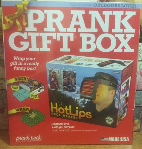 Prank Pack Genuine Fake Gift Box HotLips Face Heather