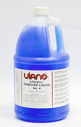 New - Fresh 1 Gallon Ulano 4 Stencil Remover- Buy From An Authorized Dealer
