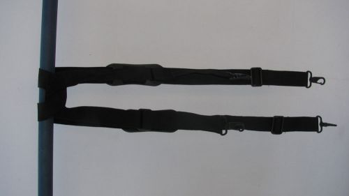 Law enforcement officer police duty belt padded suspenders. excellent quality for sale