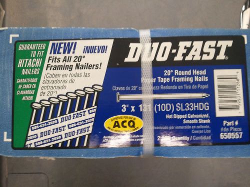 DUO Fast SL33HDG 3&#034; x .131 Smooth Hot Dipped Galvanized 650557