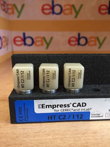 Ips empress for cerec-3 blocks total-2 notch-shade ht c2 c12 for sale