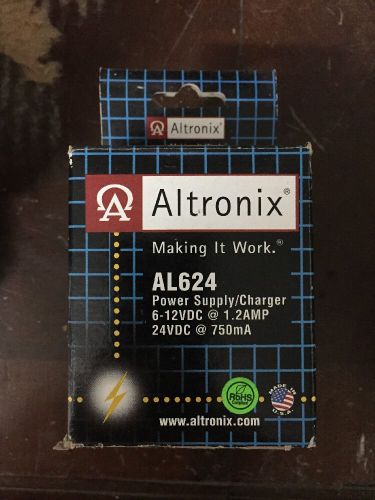 Altronix AL624 Linear Power Supply/Charger - Access, Security, CCTV, *NEW*