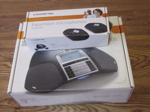 Konftel 300 Conference Phone 840101059 With Expands Microphones 900102080