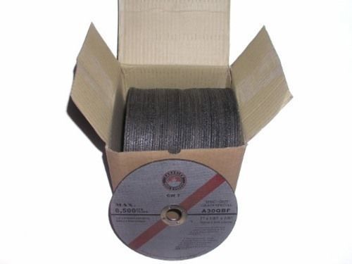 (box of 50) 7&#034;  cut off wheel for steel type 1 flat abrasive for sale