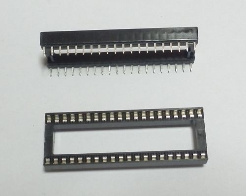 2pcs 40pin Pitch 2.54mm DIP IC Sockets Adaptor Solder Broad Type Socket