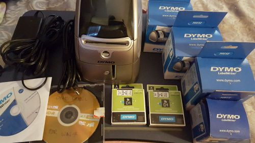 Dymo (93105) Label/Writer Duo Thermal Printer Label Maker w/labels, &amp; supplies!!