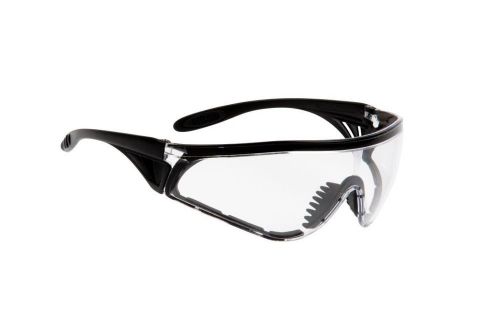 NEW Ugly Fish Safety Glasses Flare Matt Black Frame Clear Lens Vented Arms Seal