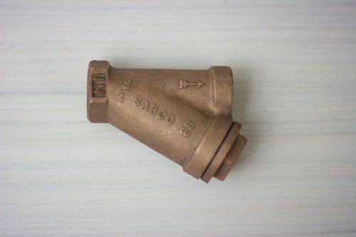 Sarco y-strainer bronze 3/4&#034; npt (f), used, excellent condition for sale