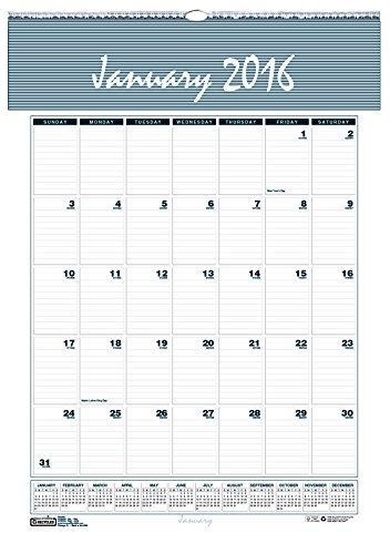 House of Doolittle 2016 Monthly Wall Calendar, Bar Harbor, 15.5 x 22 Inches